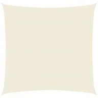 Parasole ogrodowe - vidaXL Żagiel przeciwsłoneczny, 160 g/m, kremowy, 2,5x2,5 m, HDPE vidaXL - miniaturka - grafika 1