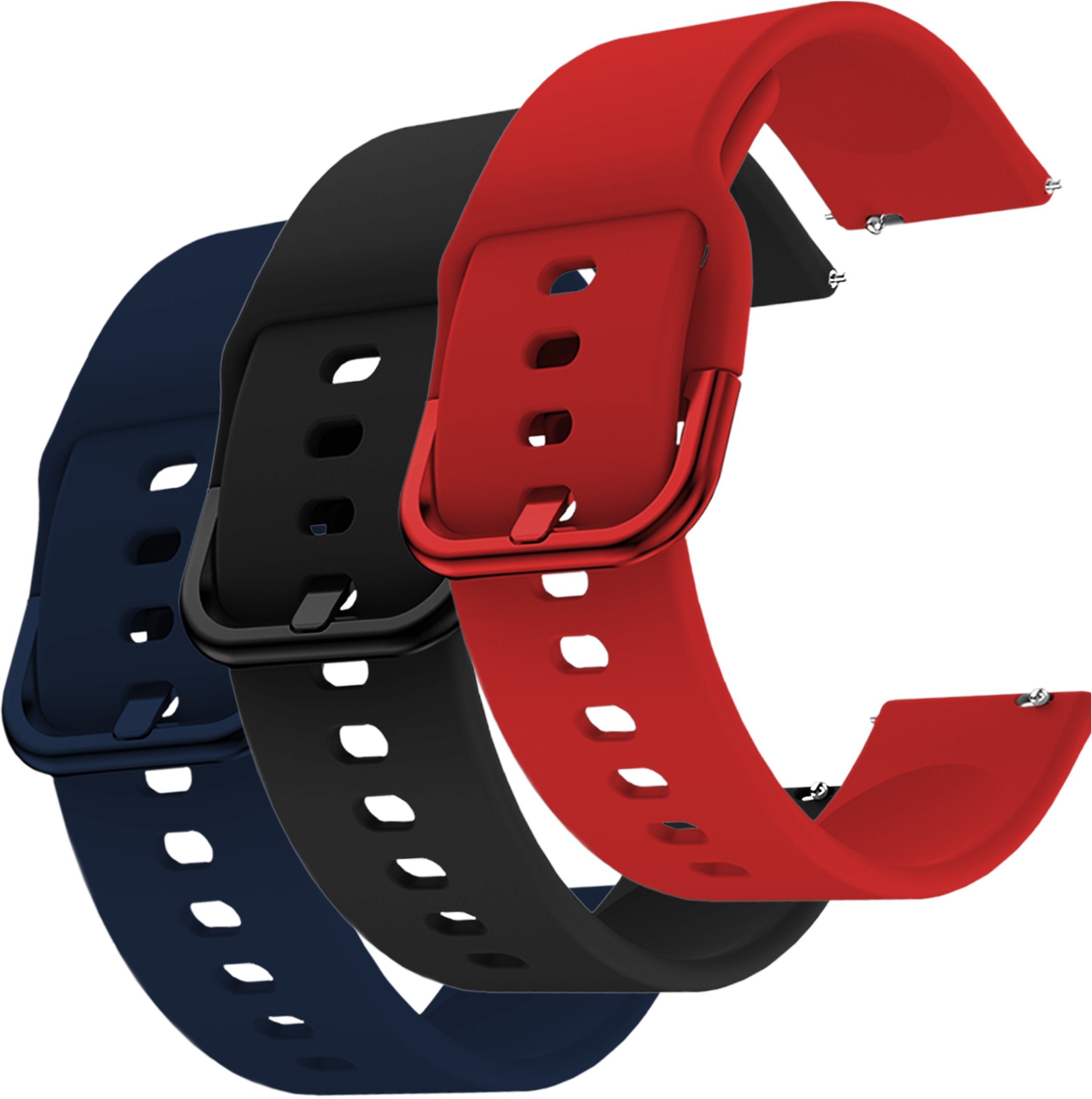 ChronSmarta Zestaw: 3x pasek ChronSmarta do smartwatch'a Samsung Galaxy Watch 4 5 6 7 40mm 42mm 46mm Classic Pro