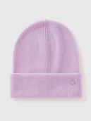 Czapki damskie - Benetton Czapka w kolorze fioletowym - miniaturka - grafika 1