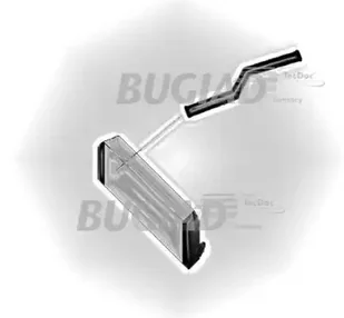 Bugiad Przewód powietrza doładowujacego BUGIAD 88684 - Układ zasilania - akcesoria - miniaturka - grafika 1