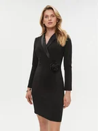 Sukienki - Rinascimento Sukienka koktajlowa CFC0019220002 Czarny Regular Fit - miniaturka - grafika 1