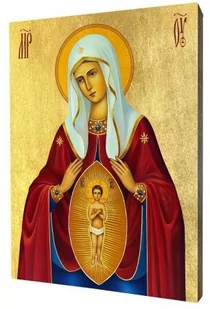 Ikona Matki Bożej Pomocy kobietom rodzącym - Ikony i obrazy sakralne - miniaturka - grafika 1
