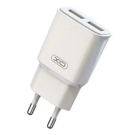 Ładowarki do telefonów - XO ładowarka sieciowa L92C 2x USB 2,4A biała - miniaturka - grafika 1