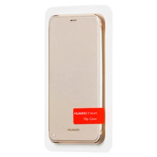 Huawei Flip Cover etui pokrowiec z klapką Huawei P Smart złoty (51992275) - Etui i futerały do telefonów - miniaturka - grafika 4