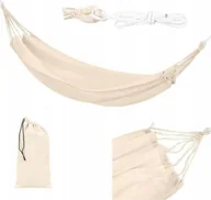 Hamaki - SunActive Hamak Pojedynczy Huśtawka 80 x 200cm + Pokrowiec - miniaturka - grafika 1