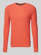 Swetry męskie - Sweter z dzianiny o kroju regular fit z czystej bawełny - miniaturka - grafika 1