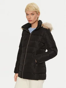 Tommy Hilfiger Kurtka puchowa WW0WW43600 Czarny Regular Fit - Kurtki damskie - miniaturka - grafika 1