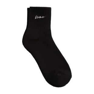 Skarpety Unisex VANS Classic Script Half Crew Black (1 para) VN000QBJBLK1 L - Skarpetki męskie - miniaturka - grafika 1