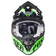 Kaski motocyklowe - PREMIER HELM EXIGE QX 7, zielony/szary/czarny, M - miniaturka - grafika 1
