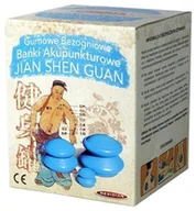 Akcesoria medycyny naturalnej - MERIDIAN Gumowe Bańki Akupunkturowe JIAN SHEN GUAN - miniaturka - grafika 1