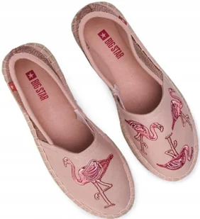 Espadryle BIG STAR RÓŻOWY DD274A156 FLAMING R38 - Espadryle damskie - miniaturka - grafika 1