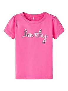 NAME IT Dziewczęca koszulka z długim rękawem Nmfkivi Ls Top, Pink Flambé, 92 cm - Koszulki i topy damskie - miniaturka - grafika 1