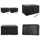 Pokrowce na meble ogrodowe - vidaXL Pokrowce na meble ogrodowe 2 szt. 8 oczek 180x70x90 cm - Pokrowiec na meble ogrodowe - Pokrowiec ochronny na meble ogrodowe - Plandeka na meble ogrodowe - Maska na meble ogrodowe - miniaturka - grafika 1