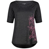 Koszulki i topy damskie - CMP - Koszulka damska, Antracyt Mel.-Pink Fluo, 42 - miniaturka - grafika 1