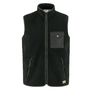 Fjallraven 87073-550-030 Vardag kamizelka polarowa M bluza męska czarno-ciemnoszary rozmiar XL - Kamizelki męskie - miniaturka - grafika 1