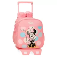 Plecaki szkolne i tornistry - Joumma Disney Minnie Coquette Plecak przedszkolny z wózkiem Różowy 23x25x10 cm Poliester 5,25 l, Różowy kolor, Talla única, Plecak przedszkolny z wózkiem - miniaturka - grafika 1