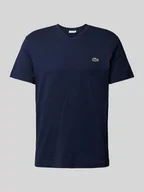 Koszulki męskie - T-shirt z wyhaftowanym logo model ‘Basic’ - miniaturka - grafika 1