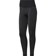Legginsy - adidas HB1437 KK Knit Tight Legginsy damskie, węglowe/czarne M - miniaturka - grafika 1