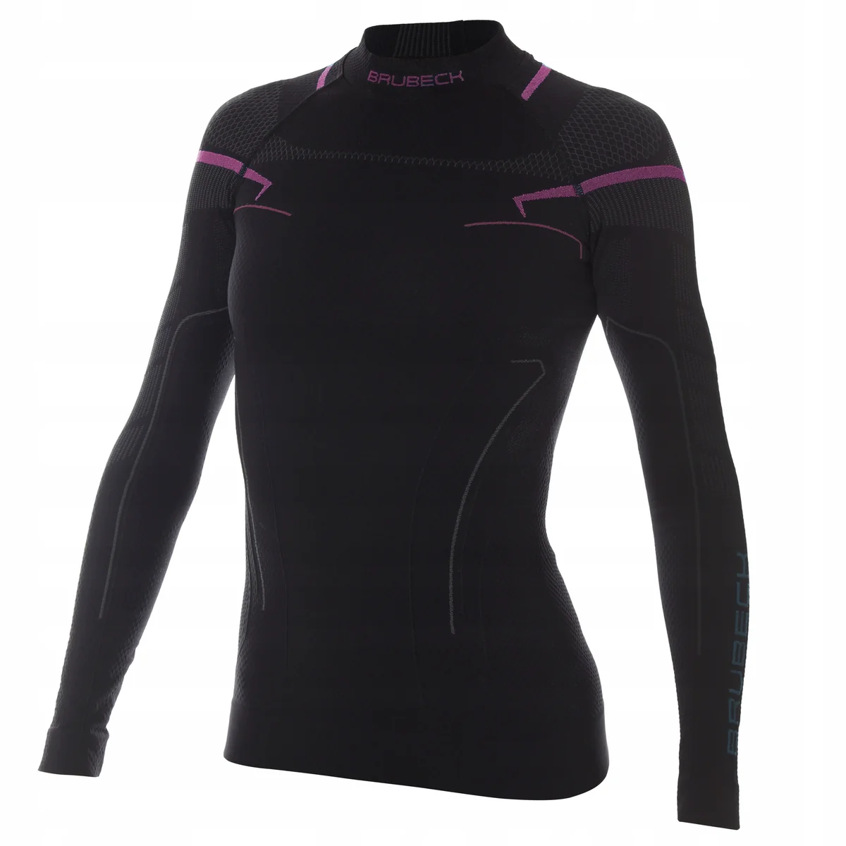 TERMOAKTYWNA BLUZA TERMO DAMSKA CZARNA BRUBECK LS13100W L