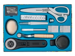 crelando® Akcesoria do szycia (Zestaw krawiecki, 111 elementów.) - Pasmanteria - miniaturka - grafika 1