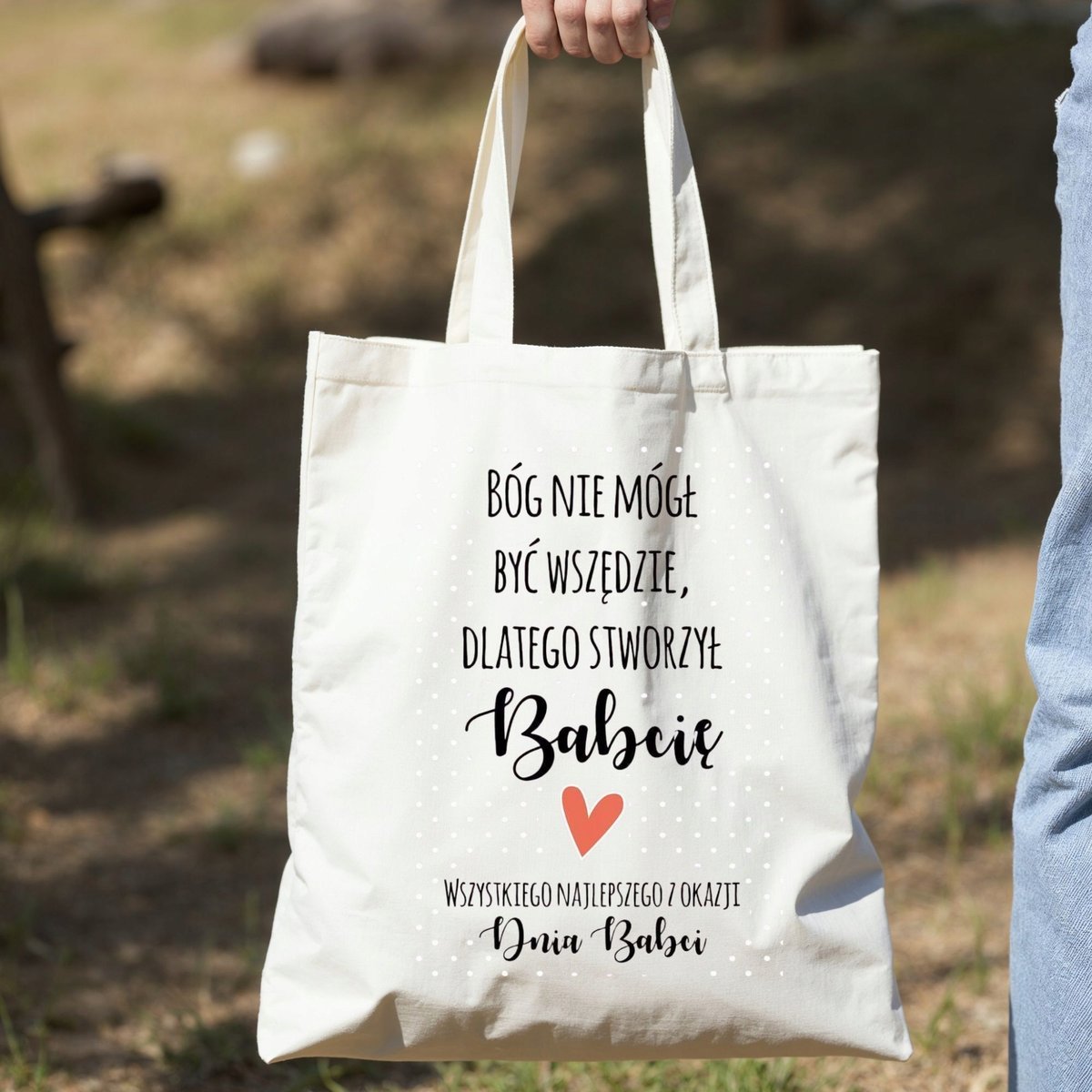 Torba z nadrukiem/bawełniana DLA BABCI/DZIADKA DZIEŃ BABCI/DZIADKA #9