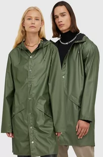 Rains kurtka przeciwdeszczowa kolor zielony przejściowa - Kurtki damskie - miniaturka - grafika 1