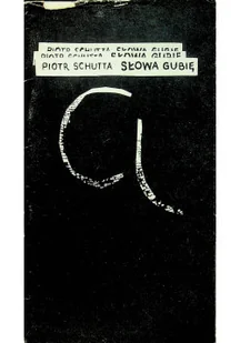 Słowa gubię - Poezja - miniaturka - grafika 1