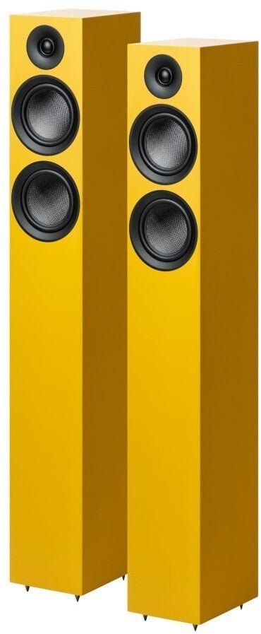 Pro-Ject Speaker Box 12 E Carbon - 2,5-drożny głośnik podłogowy - satynowa żółć