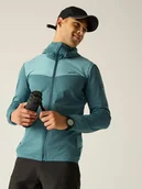 Kurtki i kamizelki sportowe męskie - Regatta Kurtka funkcyjna "Finchdale" w kolorze turkusowym - miniaturka - grafika 1