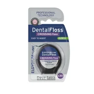 Nici dentystyczne - ELGYDIUM Clinic Dentalfloss Crossing Floss Nić do aparatów ortodontycznych i implantów 30 odcinków - miniaturka - grafika 1