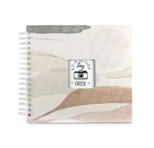 Albumy - fotografia - Hama Watercolor album na zdjęcia Brązowy 50 ark. Bindowanie spiralne - miniaturka - grafika 1