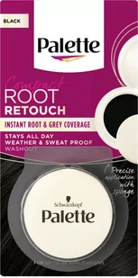 Korektor do odrostów i siwych włosów Schwarzkopf Palette Compact Root Retouch Czarny 3 g (8410436410038) - Farby do włosów i szampony koloryzujące - miniaturka - grafika 1