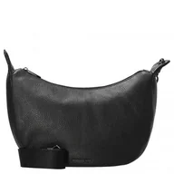 Torebki damskie - Mandarina Duck Mellow Hobo Leather, Czarny - miniaturka - grafika 1