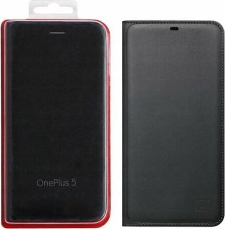 OnePlus 5 flip cover czarny Uszkodzone Opakowanie standard