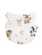 Kołdry i poduszki dla dzieci - Bonjour Cherie Poduszka bambusowa Miś 30/30 Farma - miniaturka - grafika 1