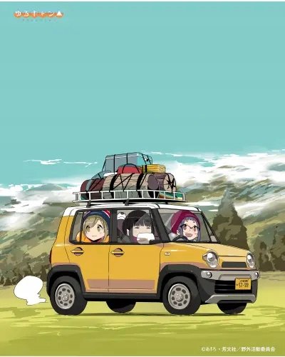 Plakat Anime Manga Yuru Camp yc_022 A1+ (custom)
