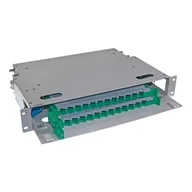 Pozostałe akcesoria sieciowe - Modułowa przełącznica światłowodowa Rack 19" 24J 2U (ODF-24) - miniaturka - grafika 1