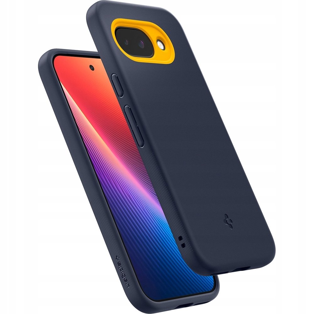 Spigen Etui Nano Pop Mag do MagSafe do Google Pixel 9a, granatowo-żółte
