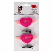 Stroje karnawałowe - Arpex Klipsy walentynkowe 2szt - miniaturka - grafika 1