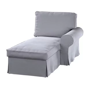Dekoria Pokrowiec na szezlong Ektorp prawy srebrzysty szary 84 x 166 x 73 cm Velvet 641-704-24 - Pokrowce na meble - miniaturka - grafika 1