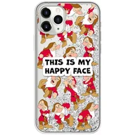 Etui i futerały do telefonów - ERT GROUP etui na telefon Apple Iphone 11 PRO MAX, case oryginalny i oficjalnie licencjonowany przez Disney, wzór Snow White & 7 dwarfs 014, optymalnie dopasowane, z efektem płynnego brokatu - miniaturka - grafika 1