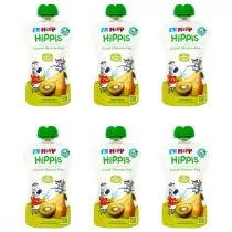 Hipp Mus owocowy Gruszki-Banany-Kiwi po 6. miesiącu zestaw 6 x 100 g Bio - Desery dla dzieci - miniaturka - grafika 1