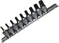 Klucze i nasadki - Condor Werkzeug Nasadki Torx Plus 5-kątne z otworem TS10-TS50, 1/4", 9 szt. C.1108 - miniaturka - grafika 1