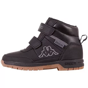 Kappa Buty Dziecięce Trzewiki Bright Mid K Czarne - Buty dla dziewczynek - miniaturka - grafika 1