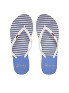 Klapki i japonki damskie - Roxy Japonki ARJL100683 Biały - miniaturka - grafika 1