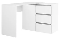 Biurka - Biurko narożne MEGAN N2 białe - miniaturka - grafika 1