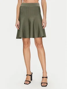 Guess Spódnica mini W5GD0U Z2XY0 Zielony Regular Fit - Spódnice - miniaturka - grafika 1