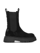 Botki damskie - G-Star Raw Sztyblety EO-YASEMIN-70861S Czarny - miniaturka - grafika 1