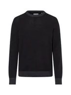 Swetry męskie - Jack & Jones Męski sweter z dzianiny - JJEGlobe Mężczyźni Bawełna szary jednolity, S - miniaturka - grafika 1