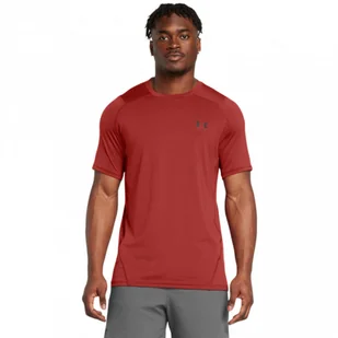 Męska koszulka treningowa Under Armour UA HG Armour Ftd Graphic SS - czerwona - UNDER ARMOUR - Koszulki sportowe męskie - miniaturka - grafika 1